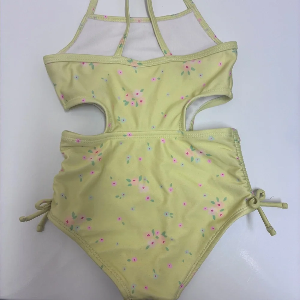 Cat & Jack Swim‎ One Piece Bundle - Blue, Yellow, Pink, Leopard Print, Floral
